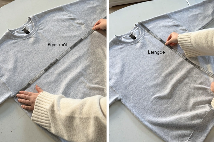 Størrelsesguide billede